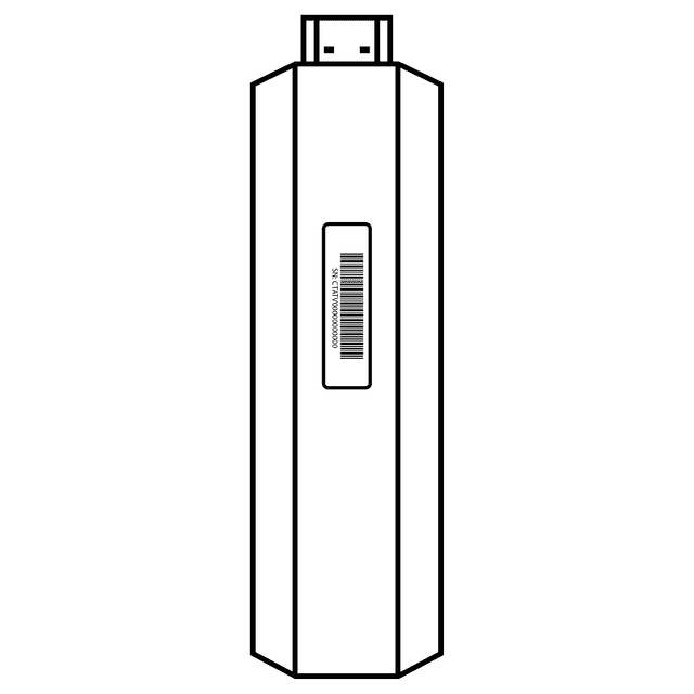 Parte posterior do Android TV